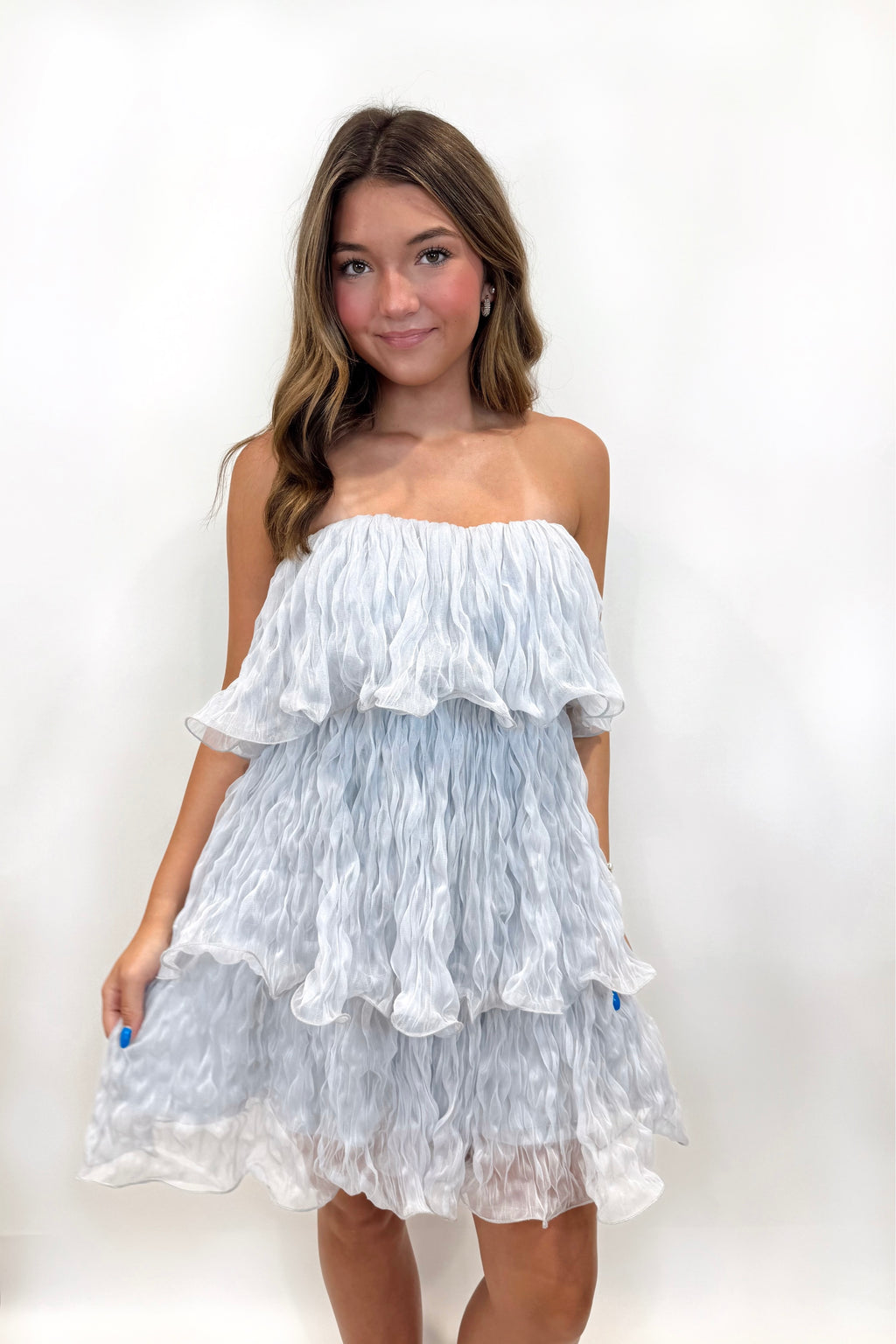 Olivia Tulle Strapless Heartneck Mini Dress
