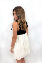 Arabella Bow Strap Babydoll Dress