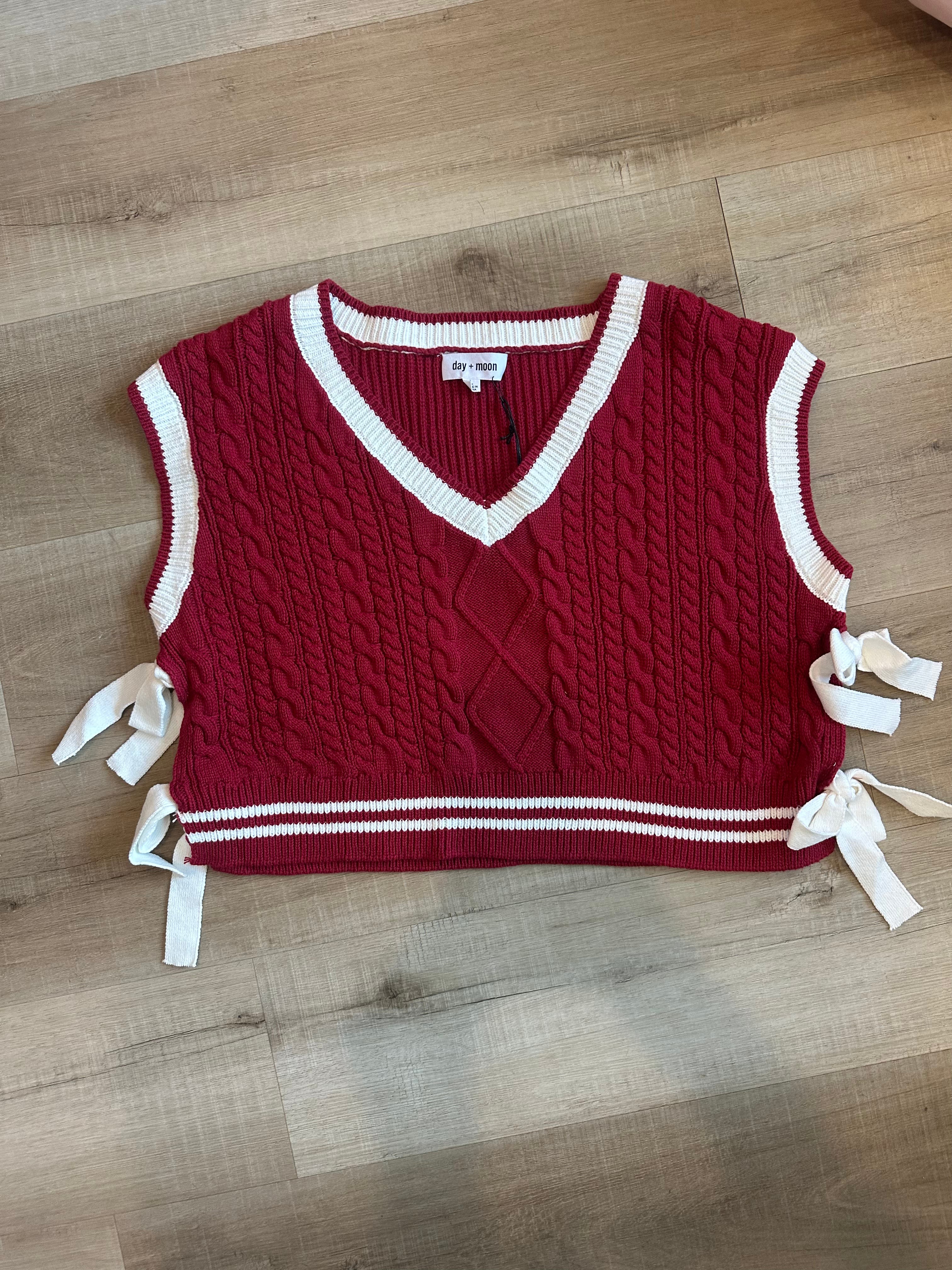 Crimson Pride Sweater Vest