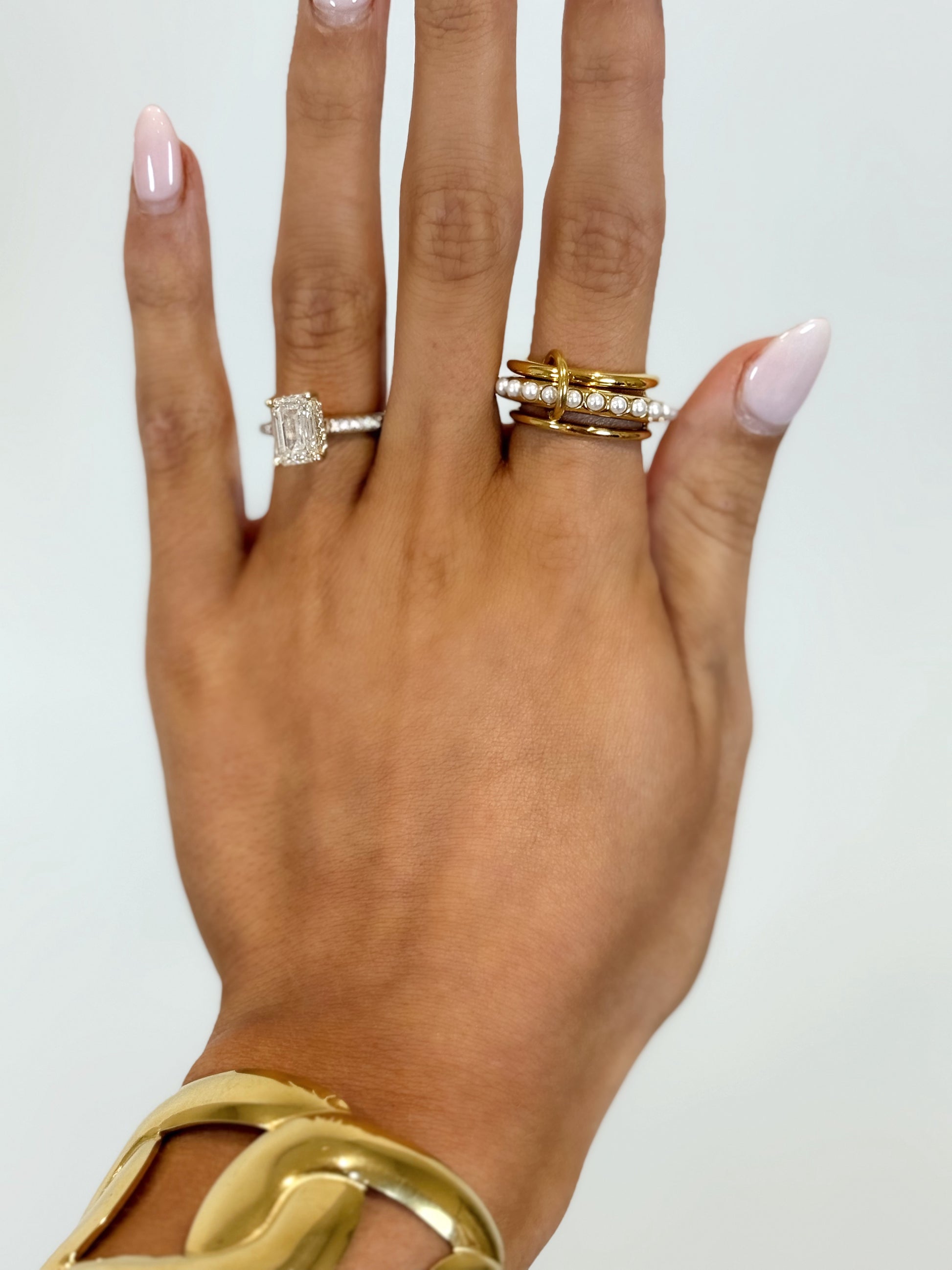 Hold My Pearls Ring Stack