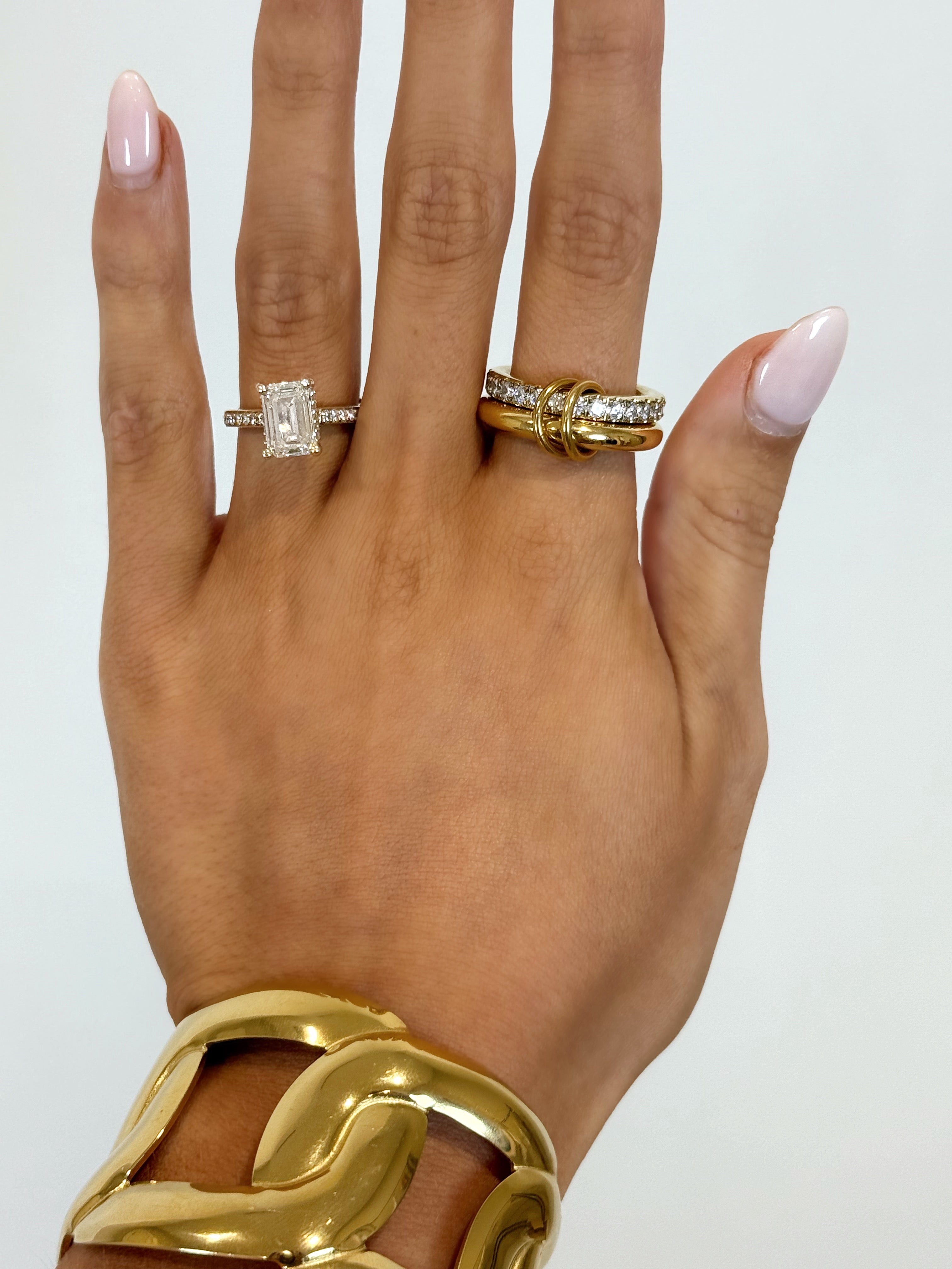 Halo Stack Ring