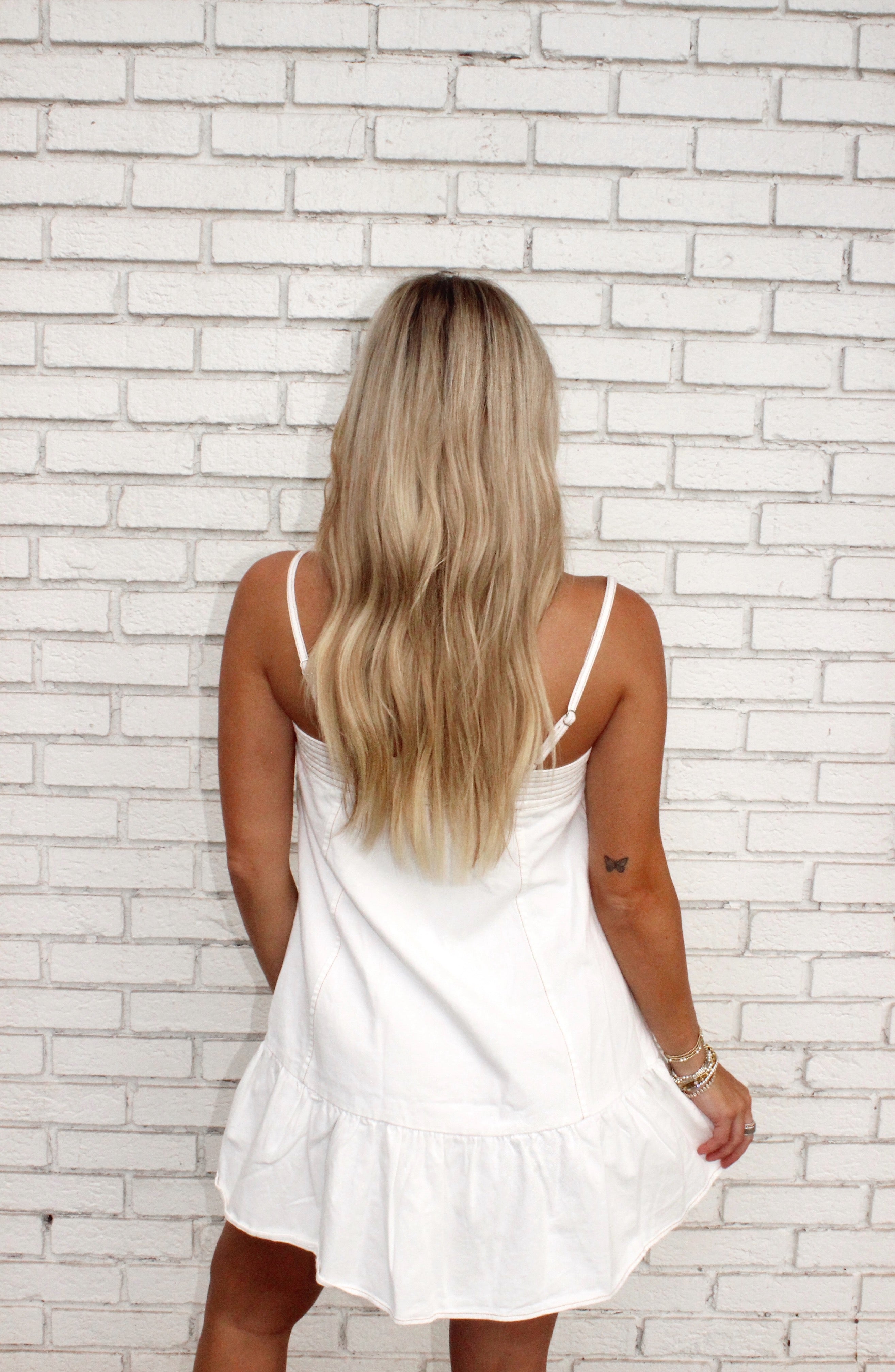 Buckled Up Denim Shift Dress