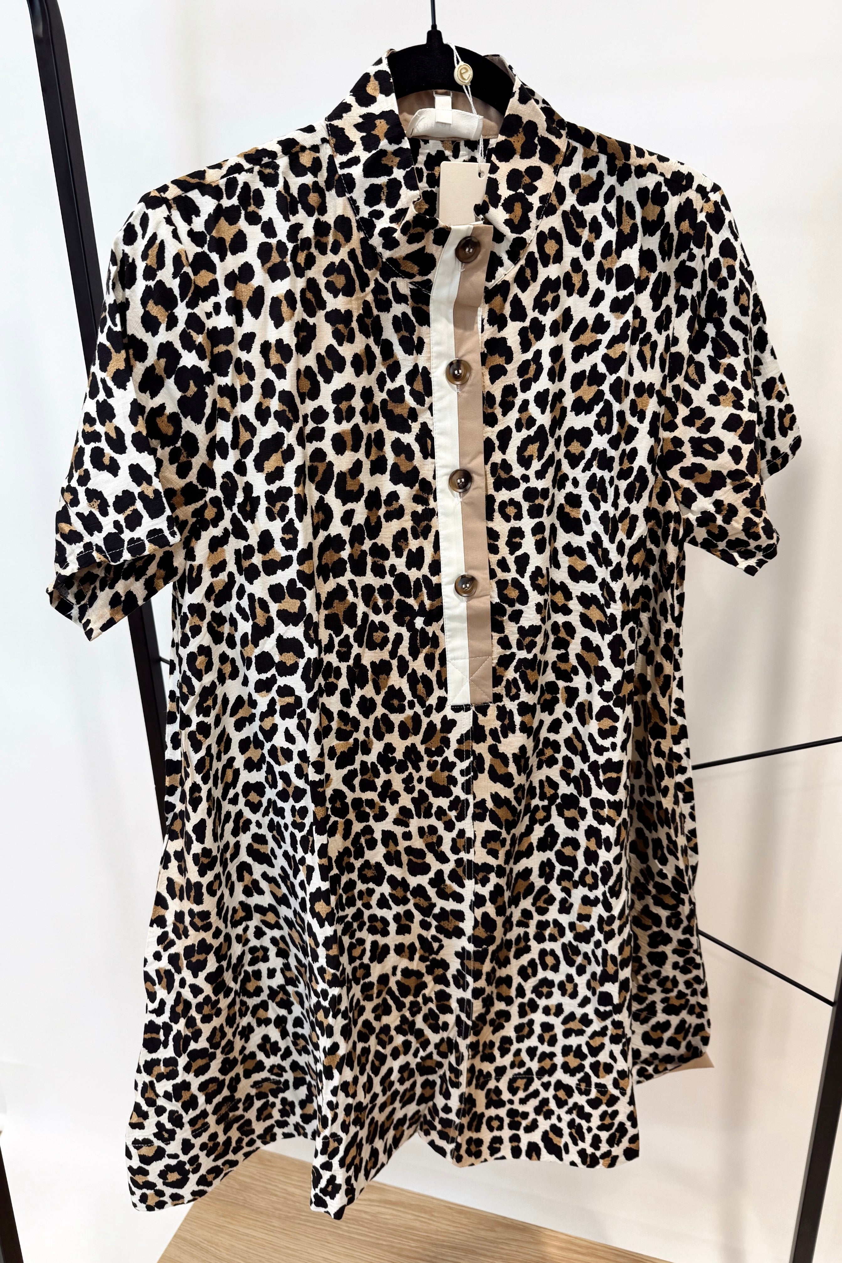 Talk Leopard to Me Swing Dress