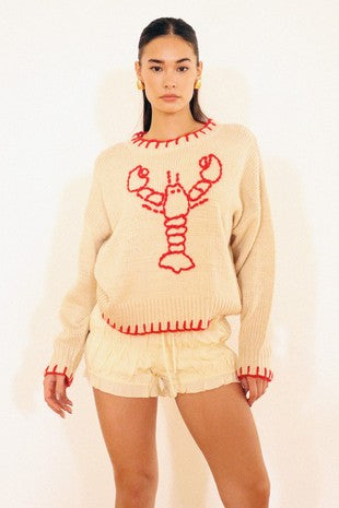Lobster Bisque Sweater