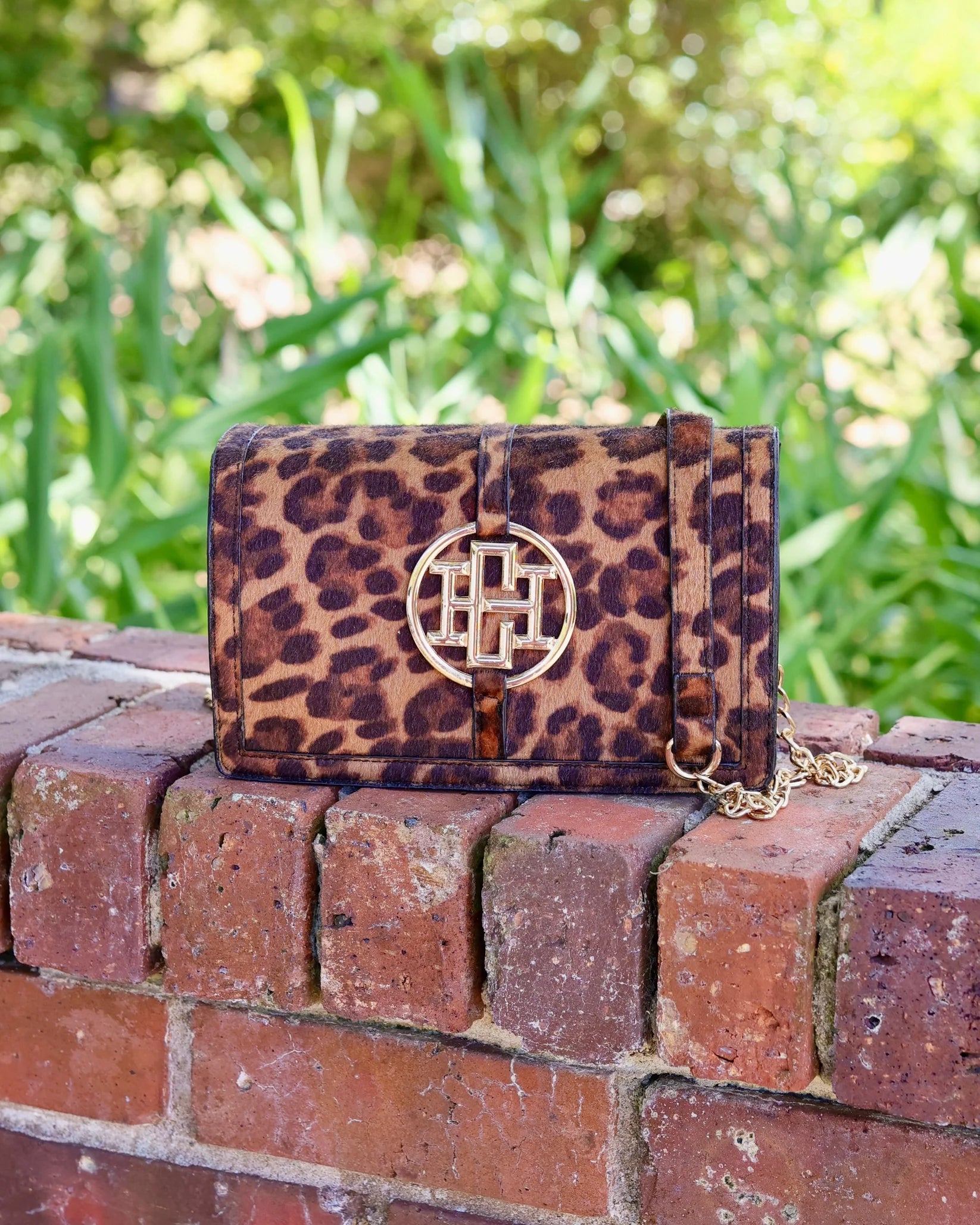 Caroline Hill - Spotted Saddle Handbag