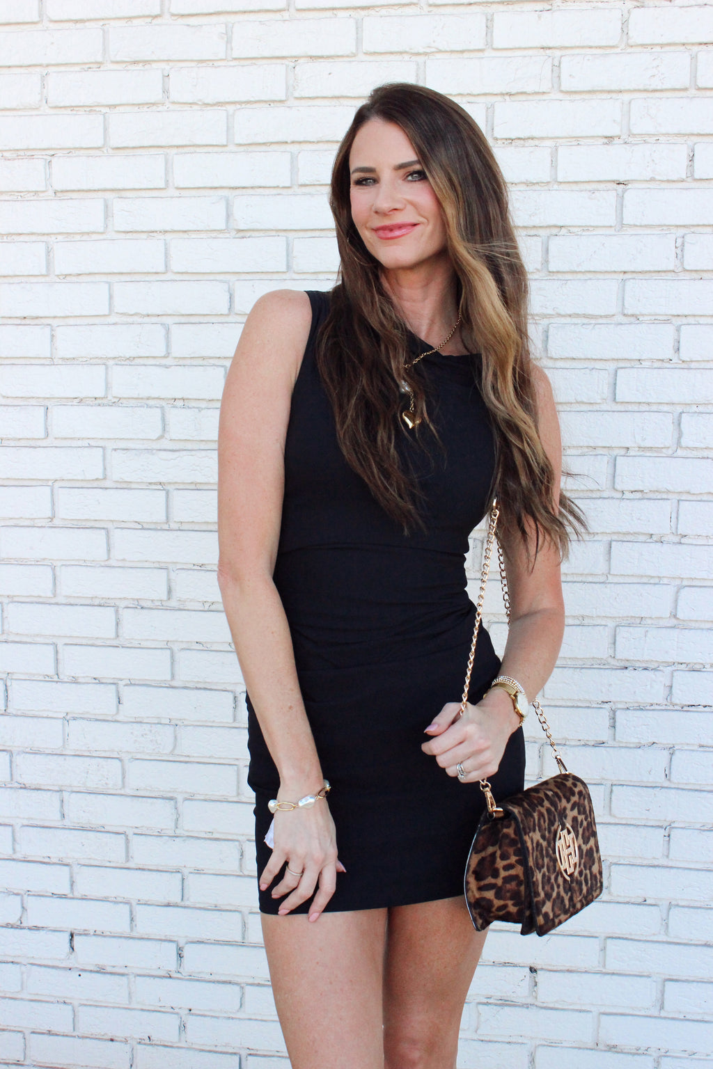 City Life Twisted Mini Dress