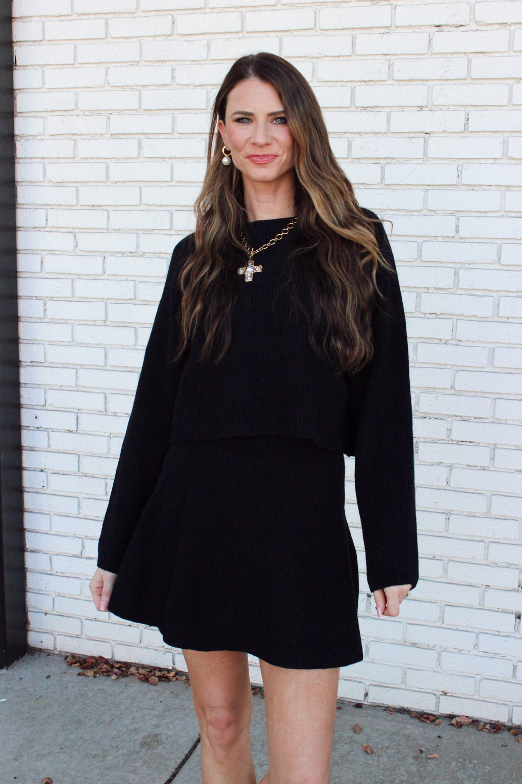 Starry City Skirt Set