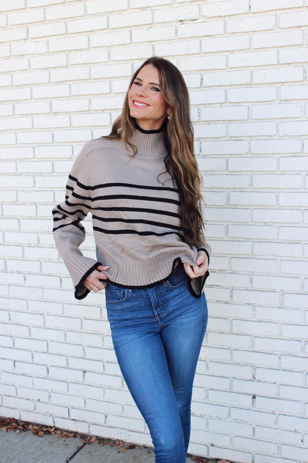 Chai Stripe Sweater
