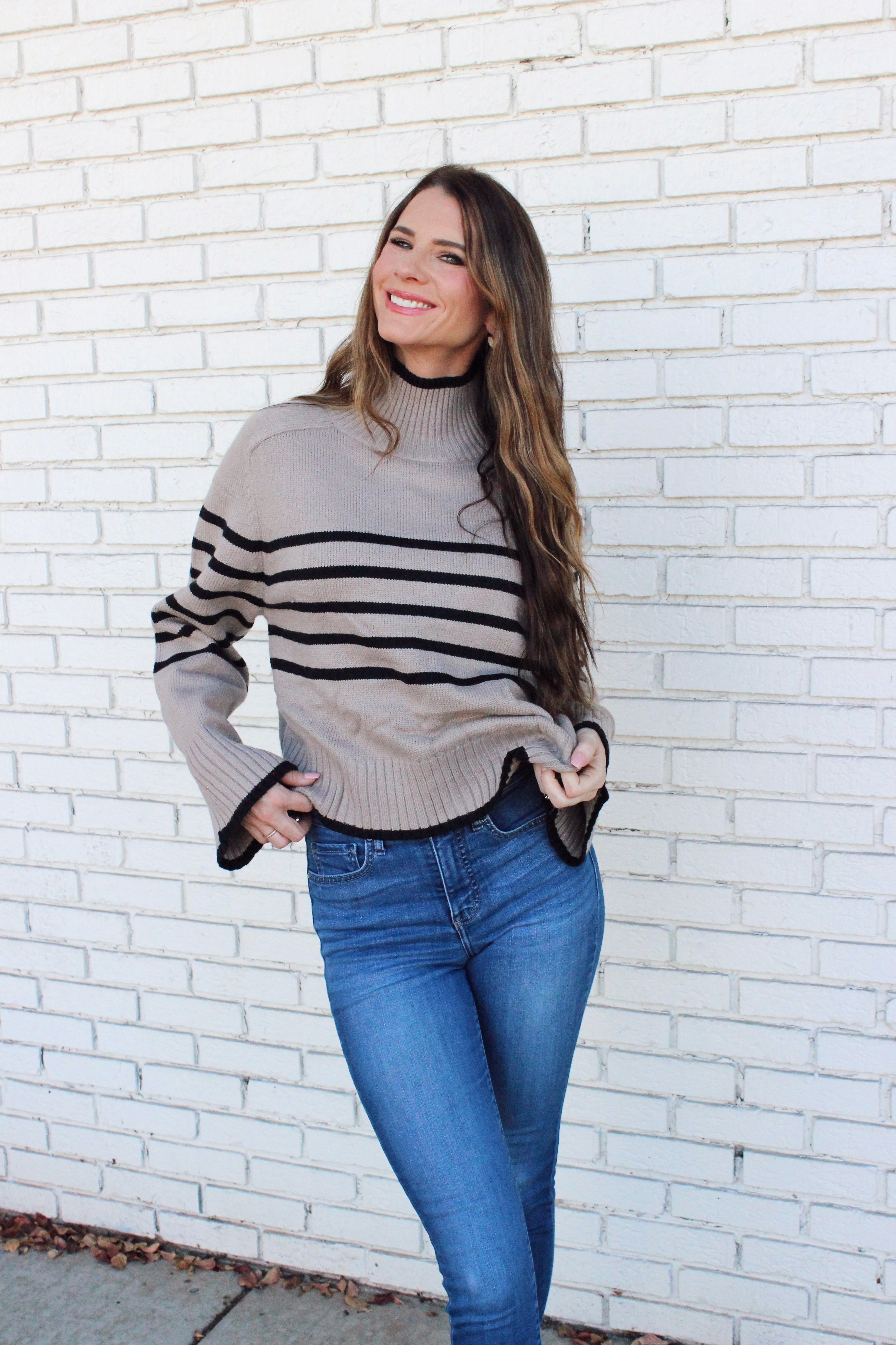Chai Stripe Sweater