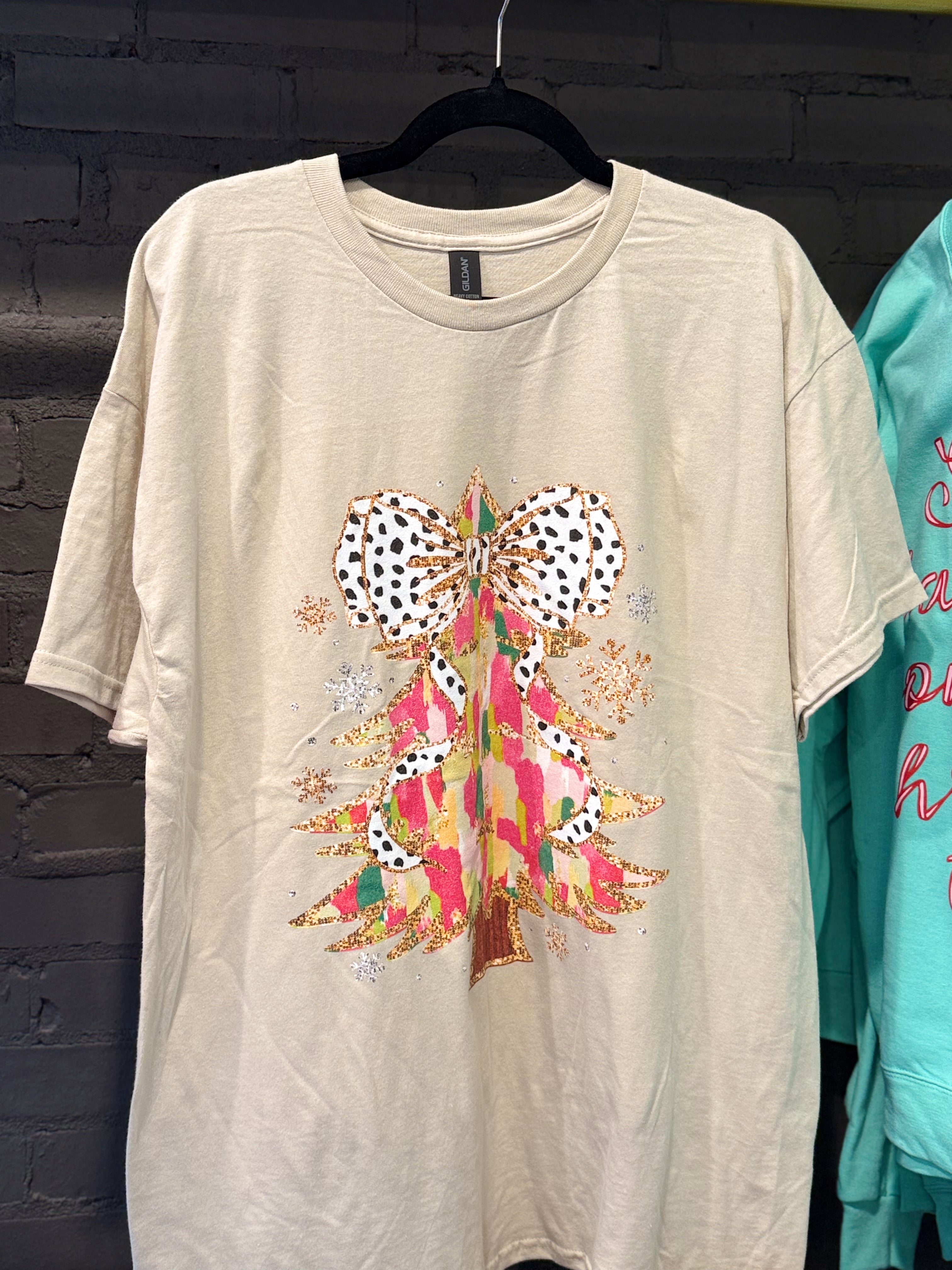 Speckled Christmas Tree Tee