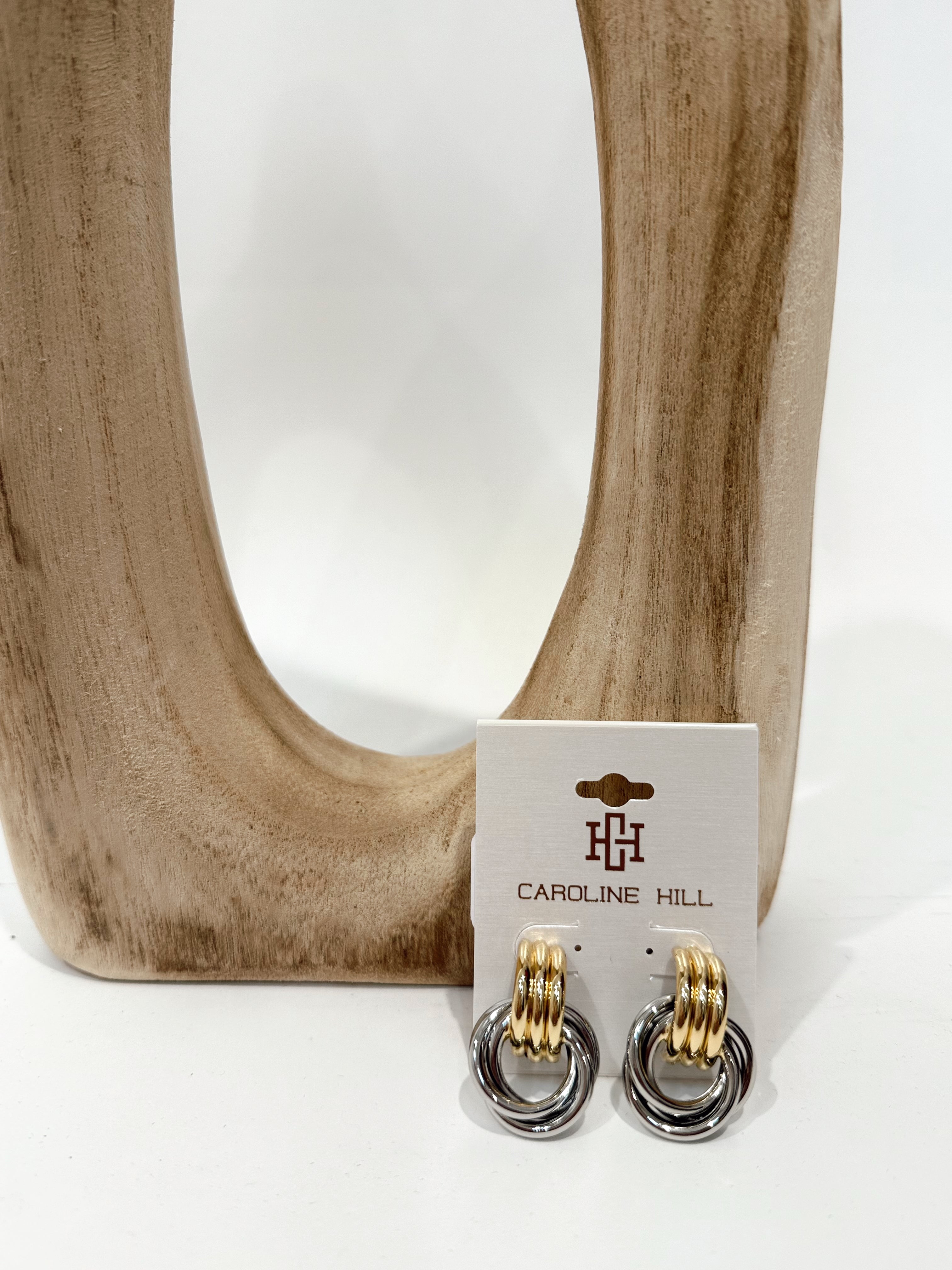 Caroline Hill - Scottsdale Two Tone Drop Earrings