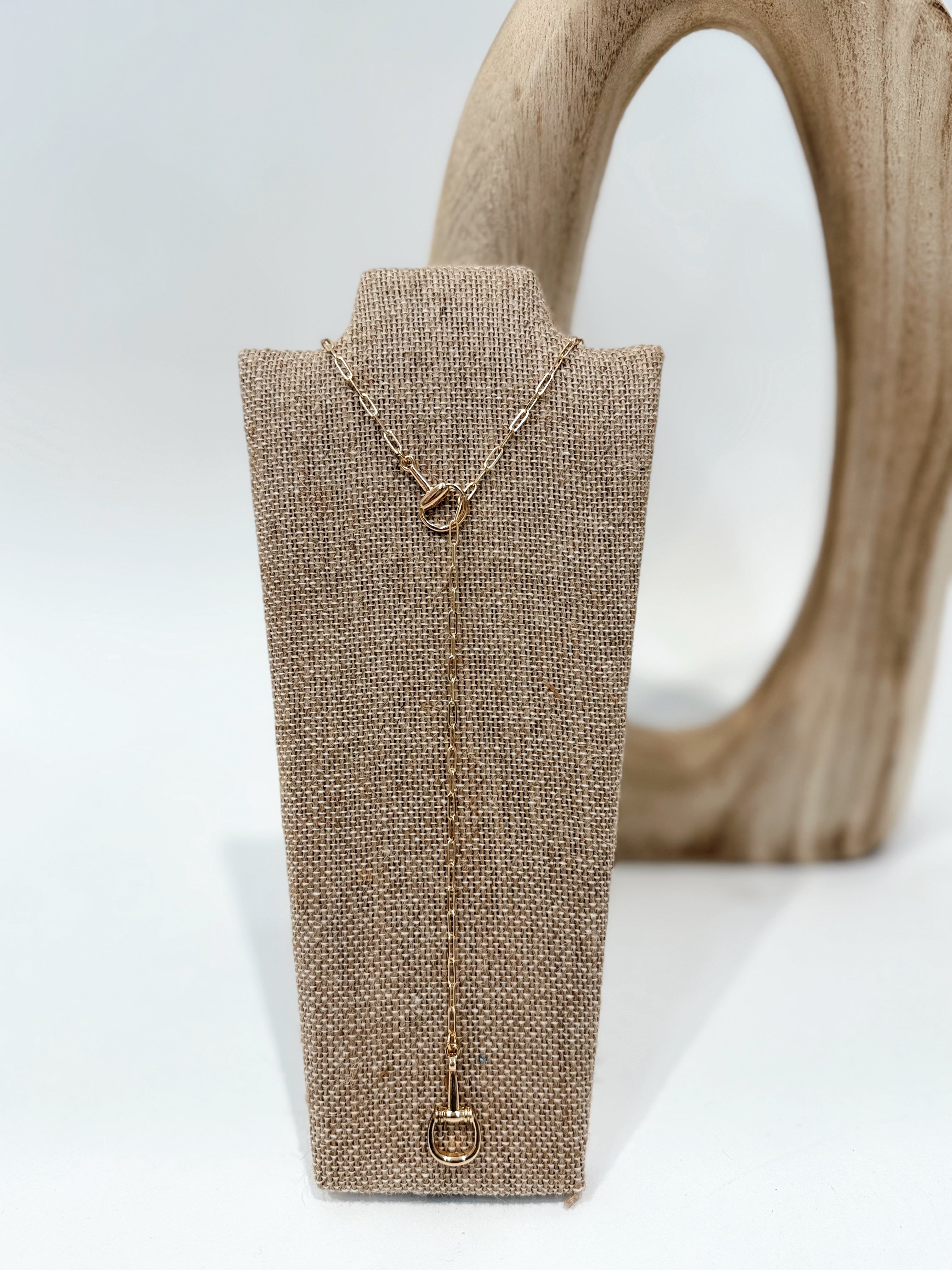 Caroline Hill - Haney Horsebit Y Necklace
