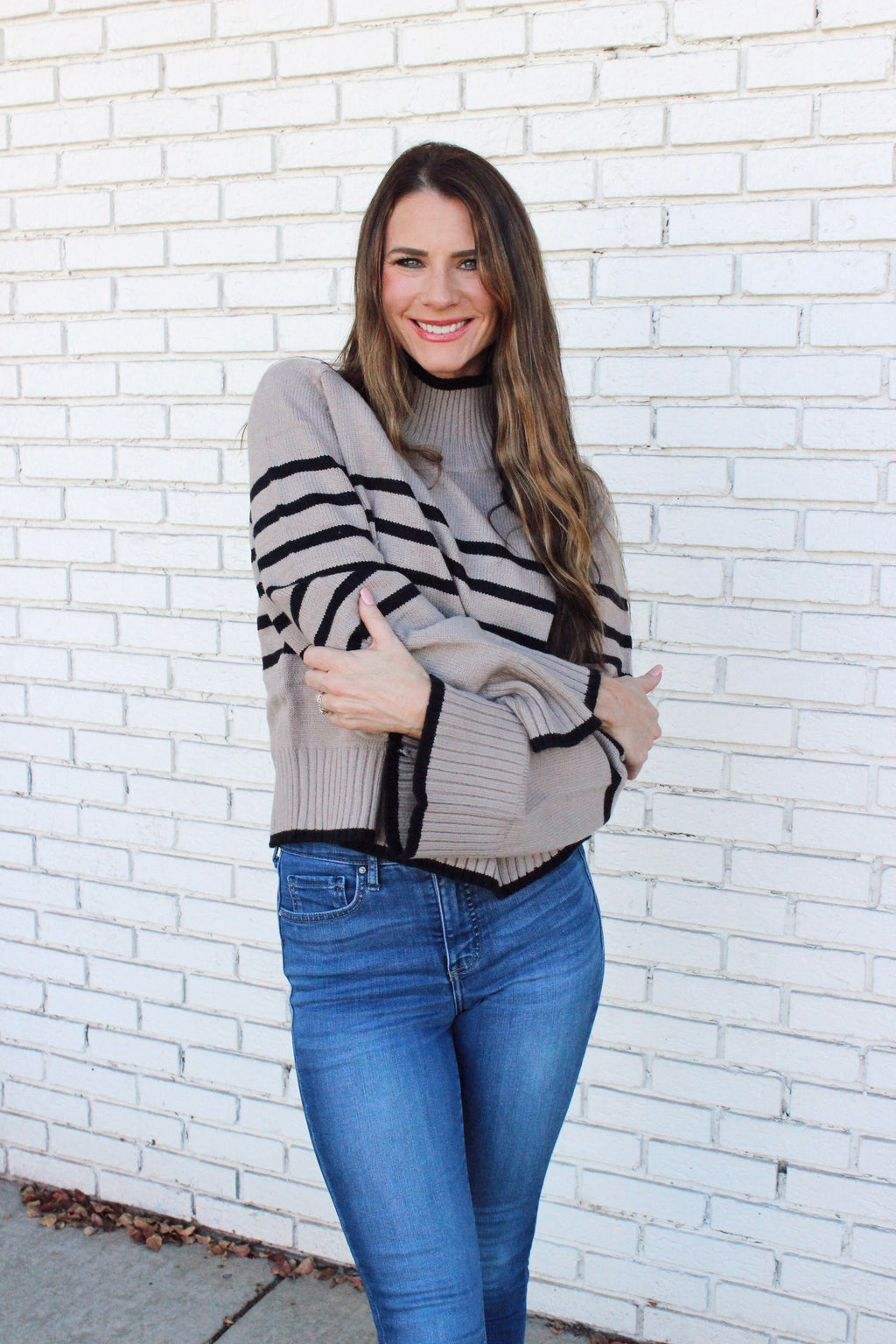 Chai Stripe Sweater