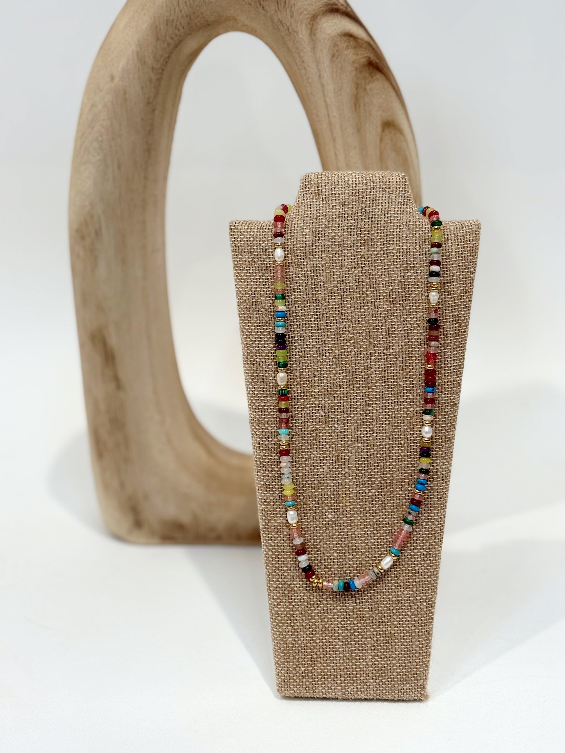 Sunny Beaded Necklace