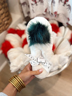 Holly Jolly Pom Slippers