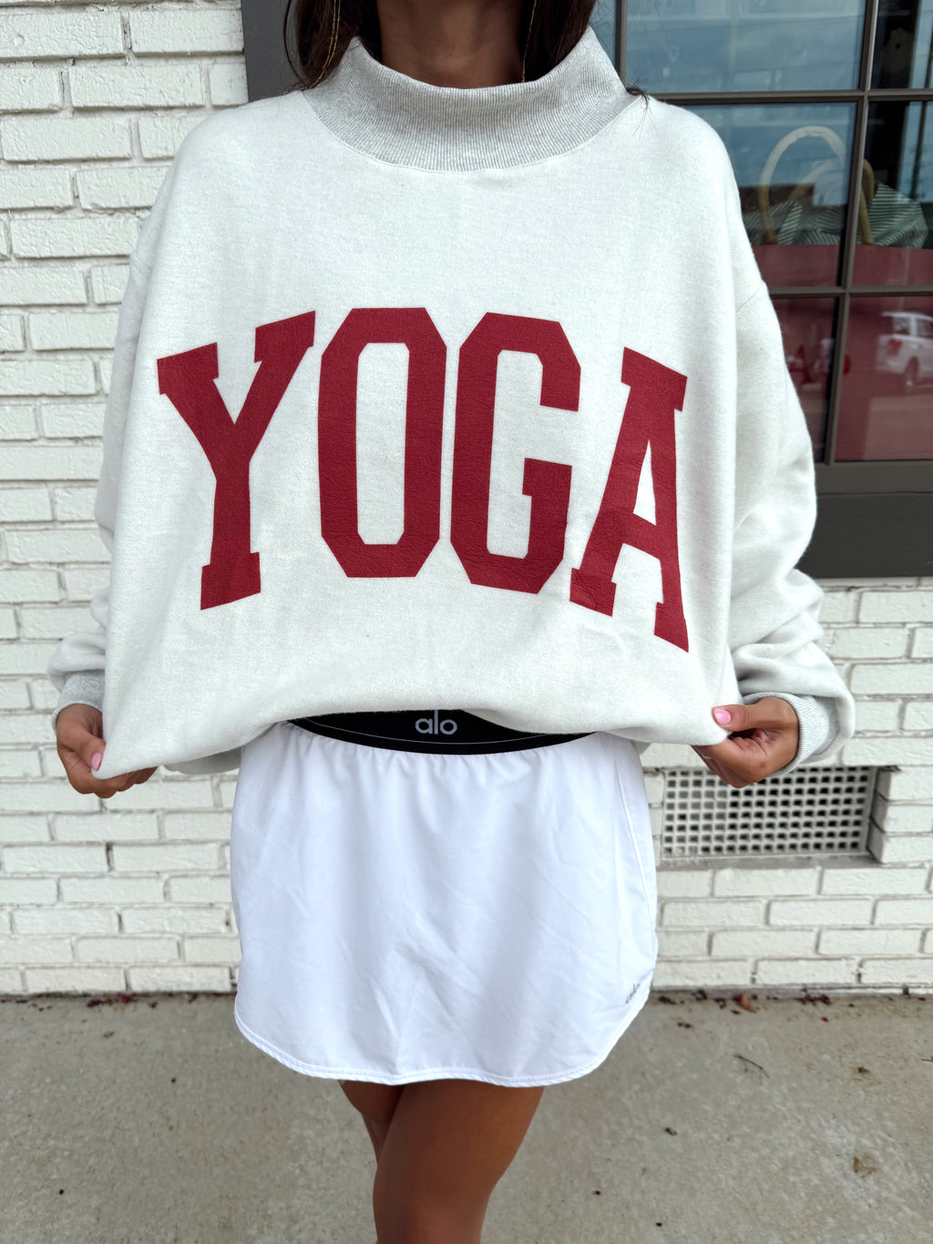 Pilates Mockneck Reversible Sweatshirt