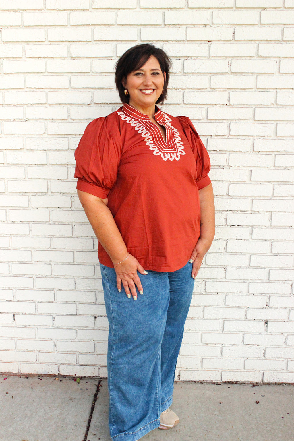 Very Fall Plus Blouse
