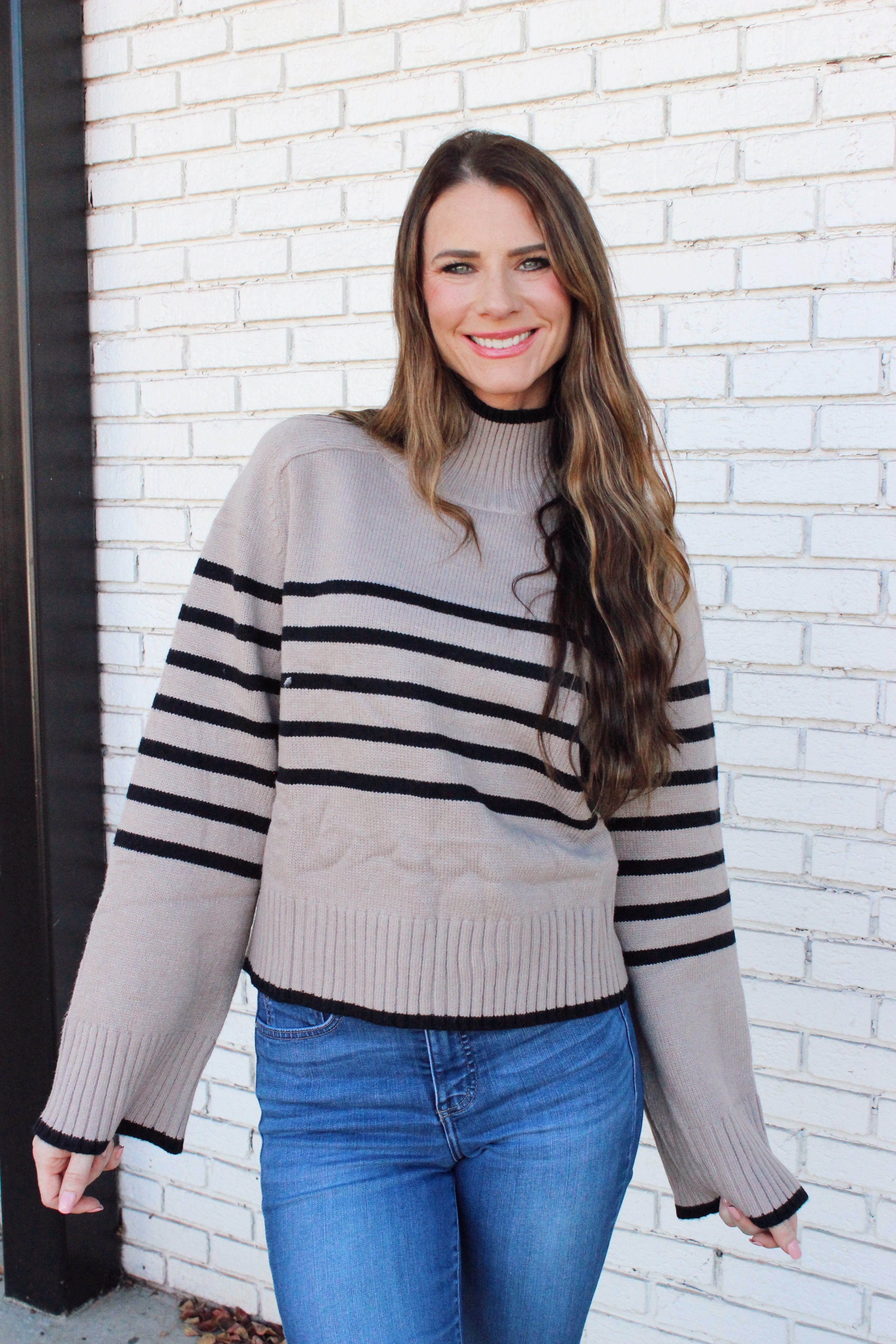 Chai Stripe Sweater