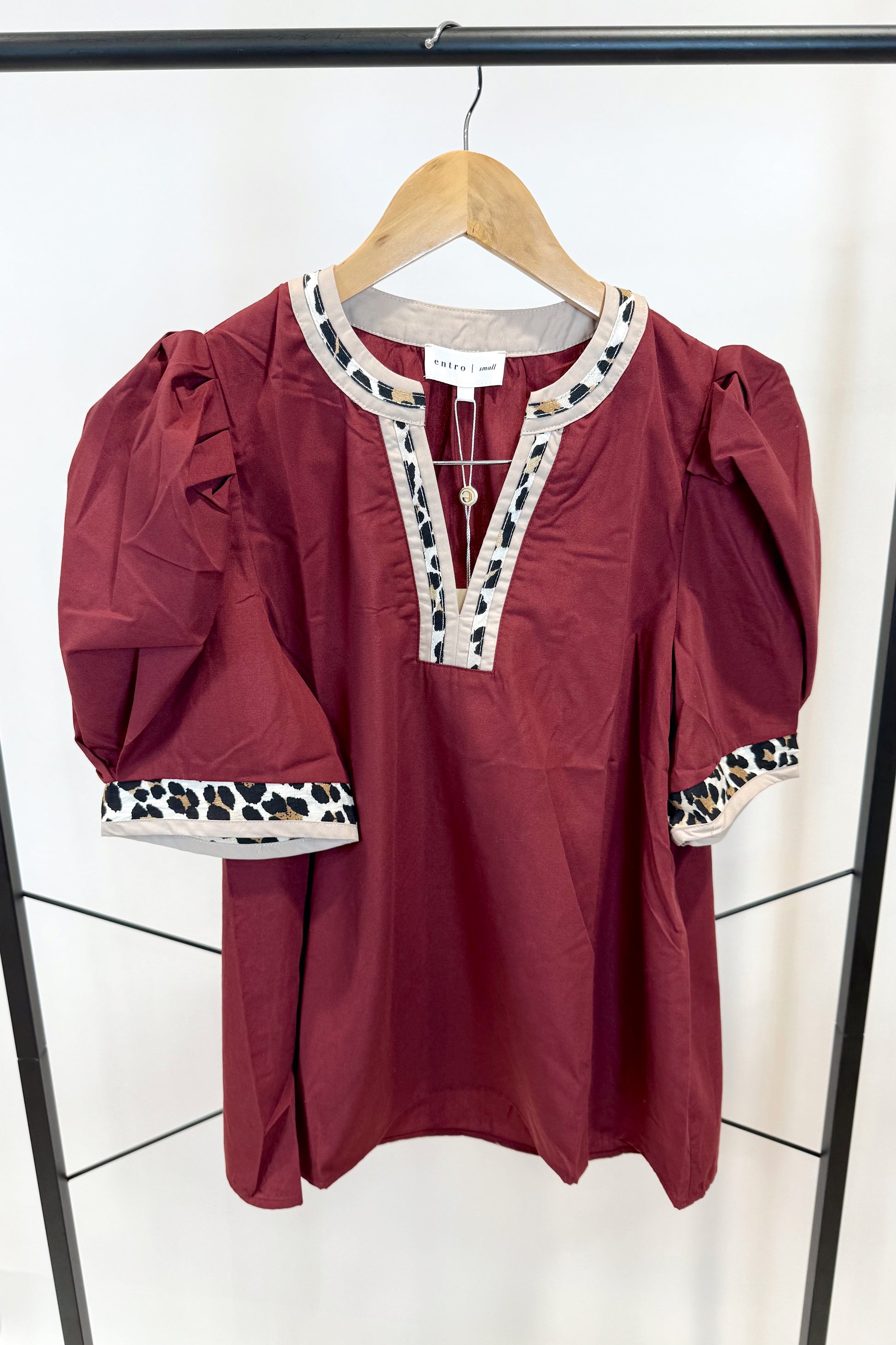 Leave It Leopard Blouse