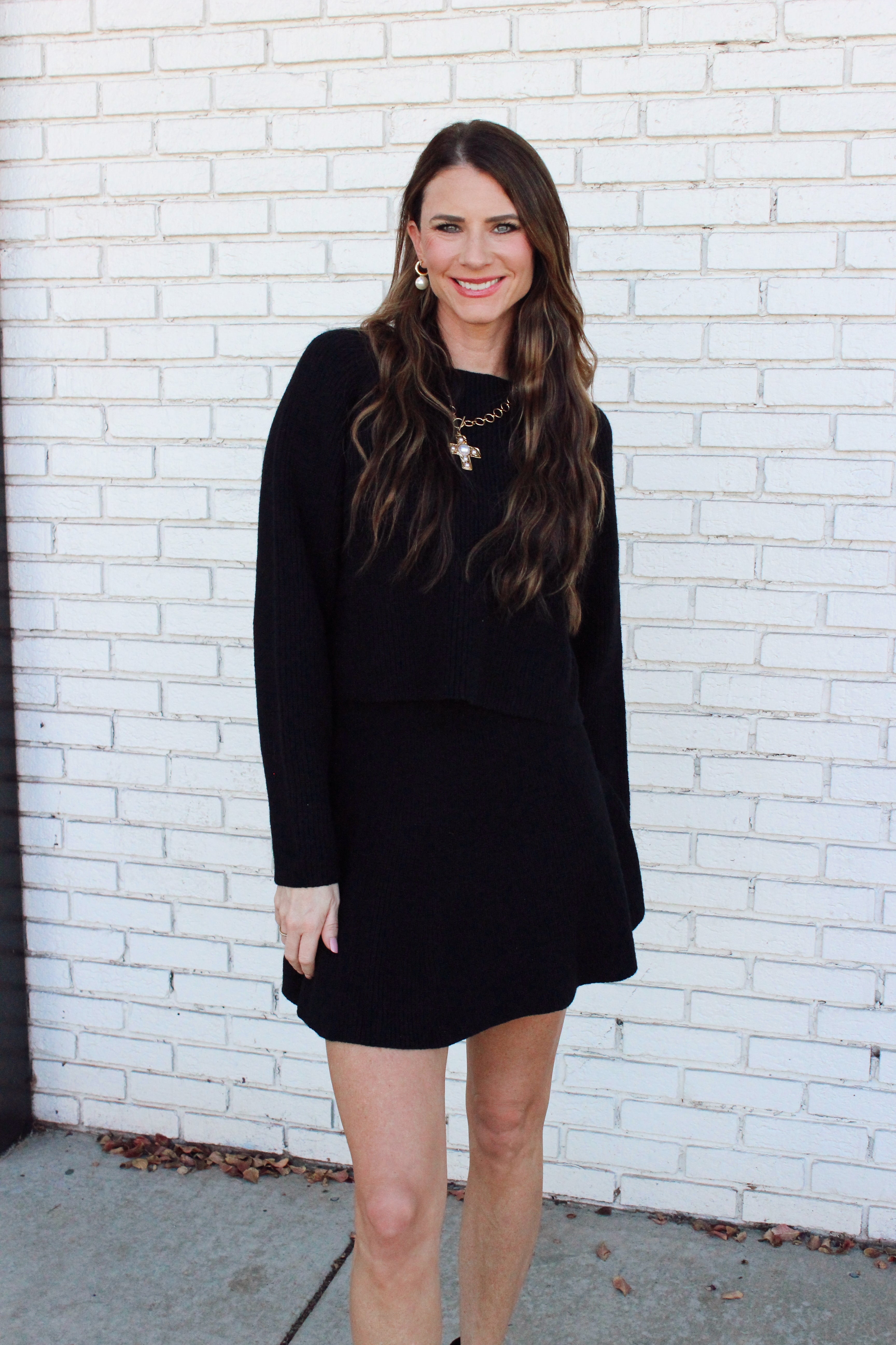 Starry City Skirt Set