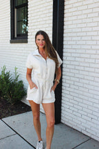 Coffee Run Lounge Romper