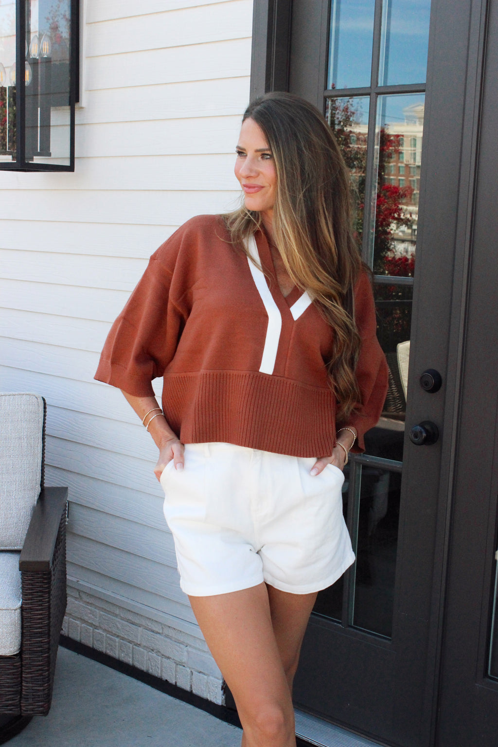 The Preppy Play Knit Top