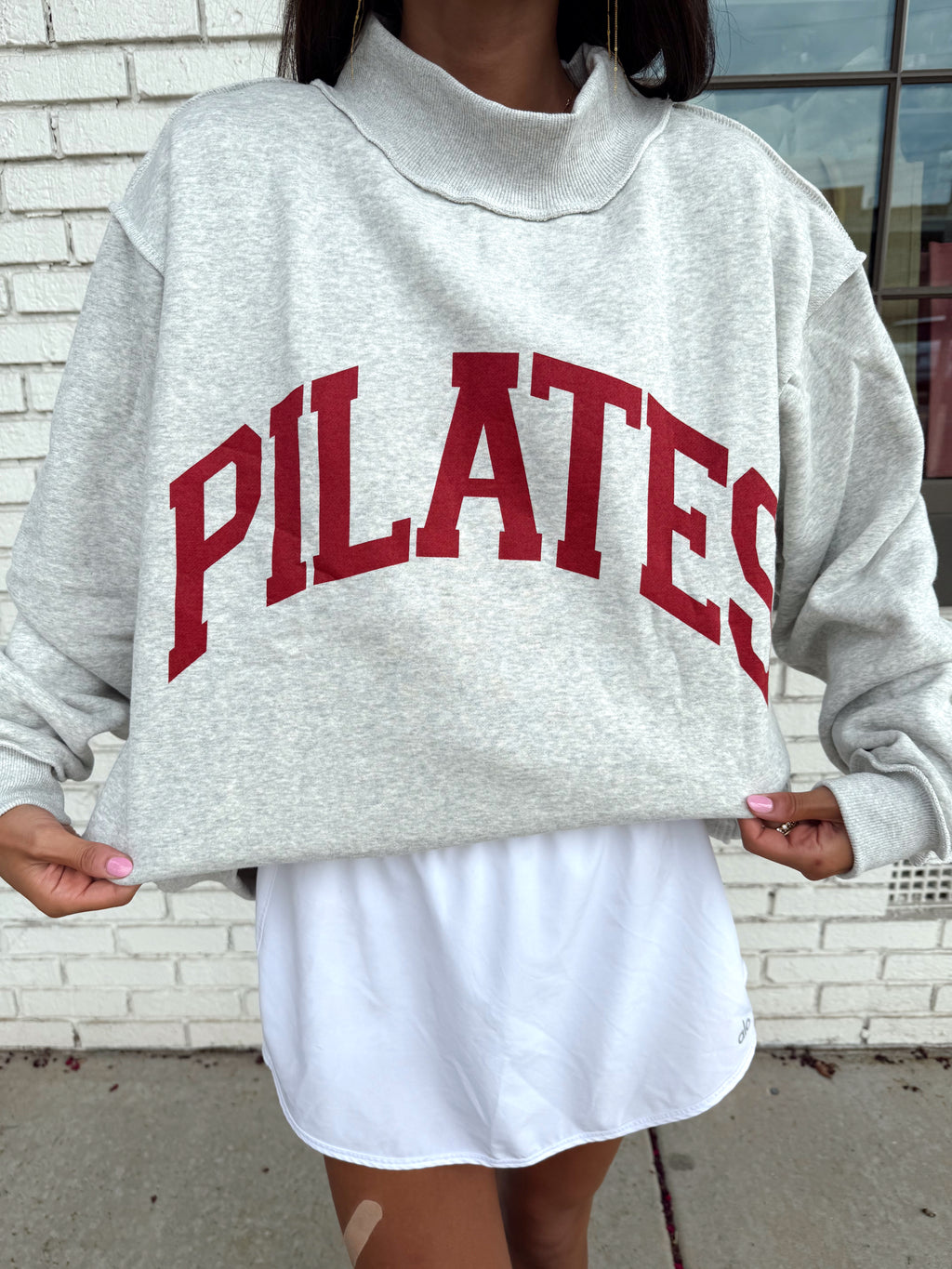 Pilates Mockneck Reversible Sweatshirt
