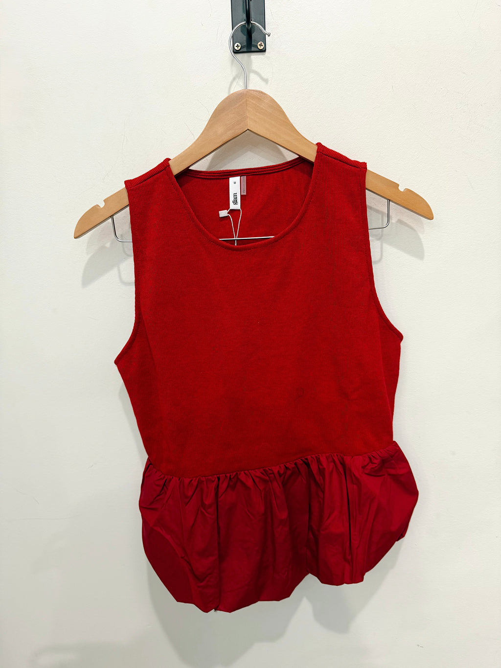 First Down Peplum Top