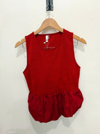 First Down Peplum Top