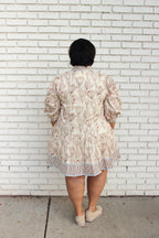 Florally Invited to Fall Plus Dress