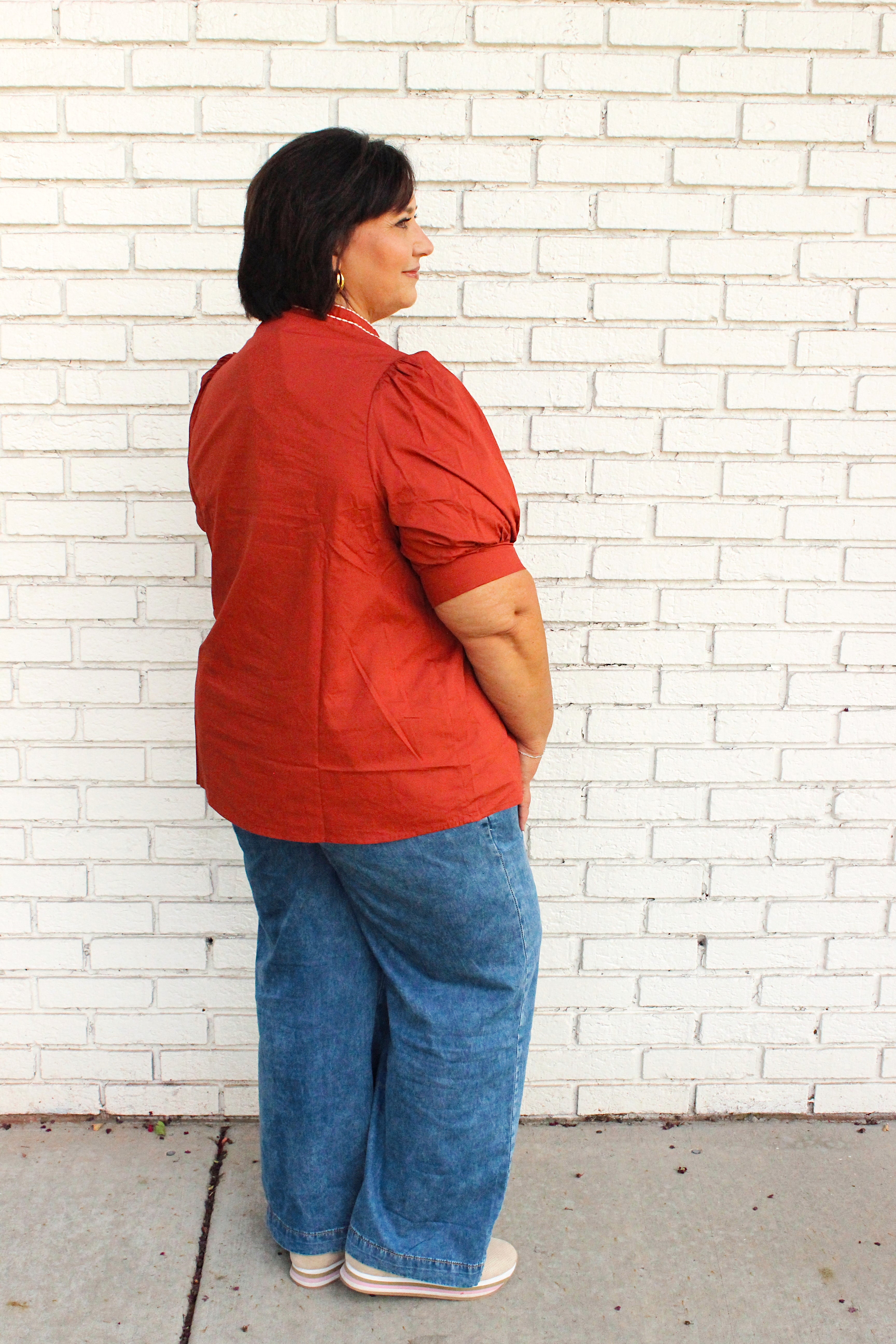 Very Fall Plus Blouse