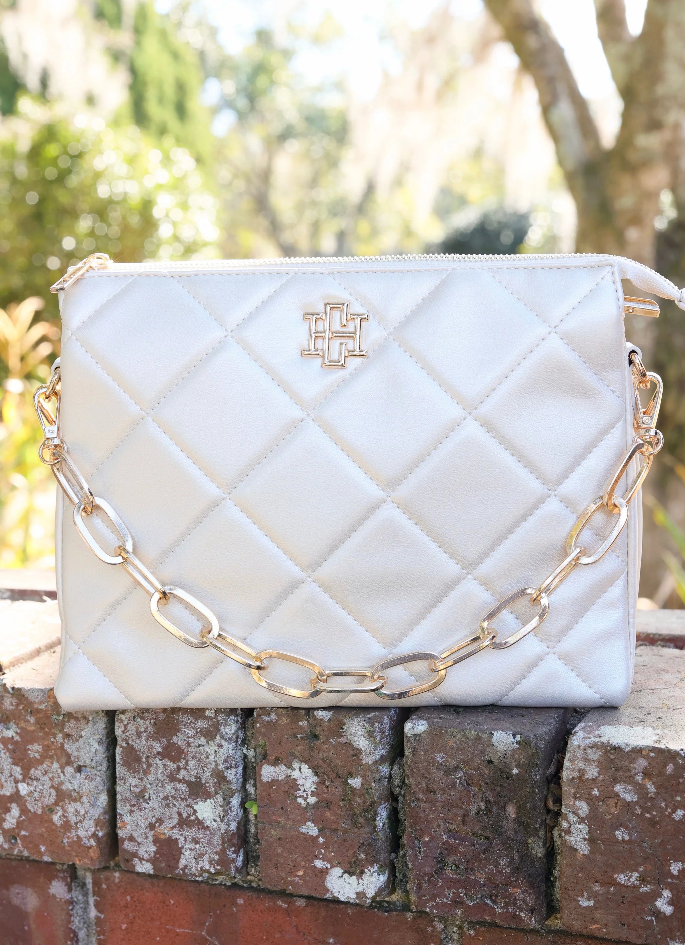 Caroline Hill - Ariana Crossbody Pearl LD