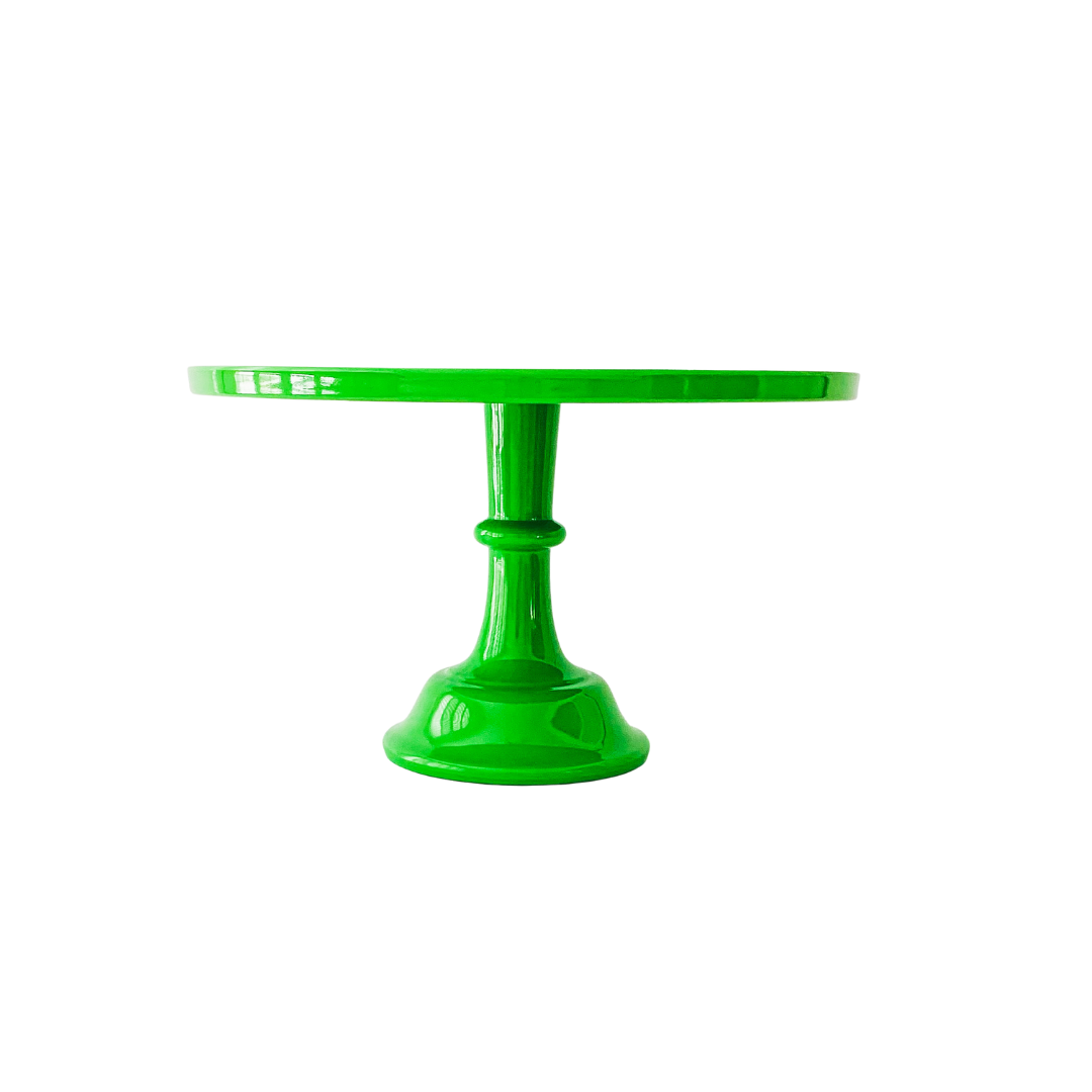 Sprinkles & Confetti Party Supplies - Kelly Green Pedestal Cake Stand | Bright Cake Display!