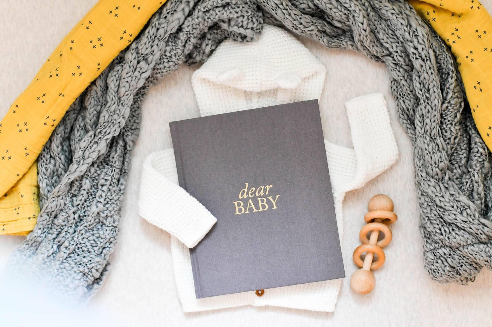 Duncan & Stone Paper Co. - Dear Baby: A Pregnancy Prayer Journal & Memory Book for Moms: Ivory