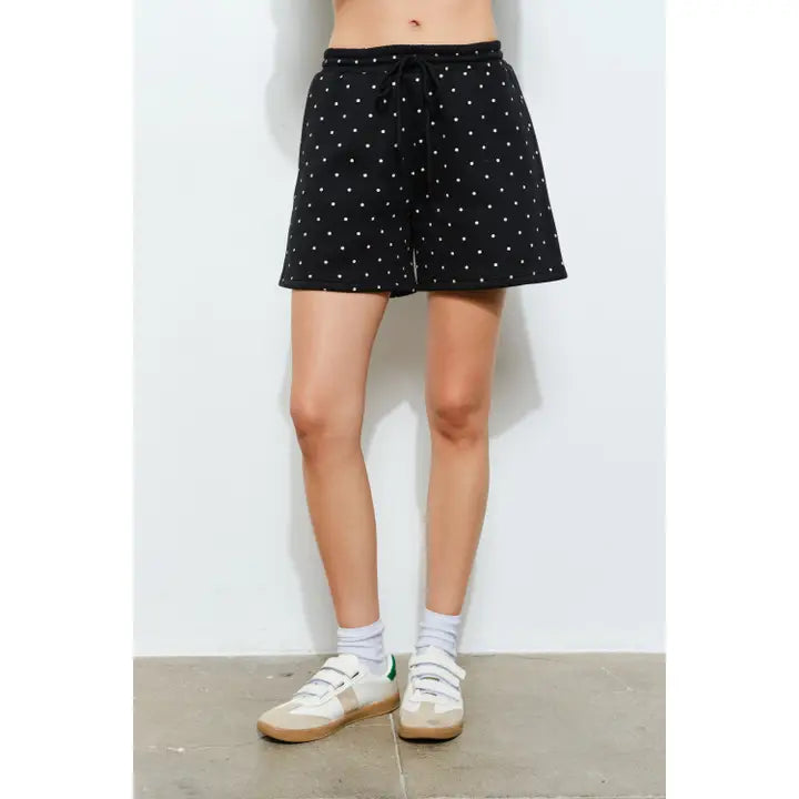 Bambi Polka Dot Sweat Short Set