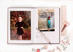 Duncan & Stone Paper Co. - School Memory Book | Durable School Photo Book: Blue