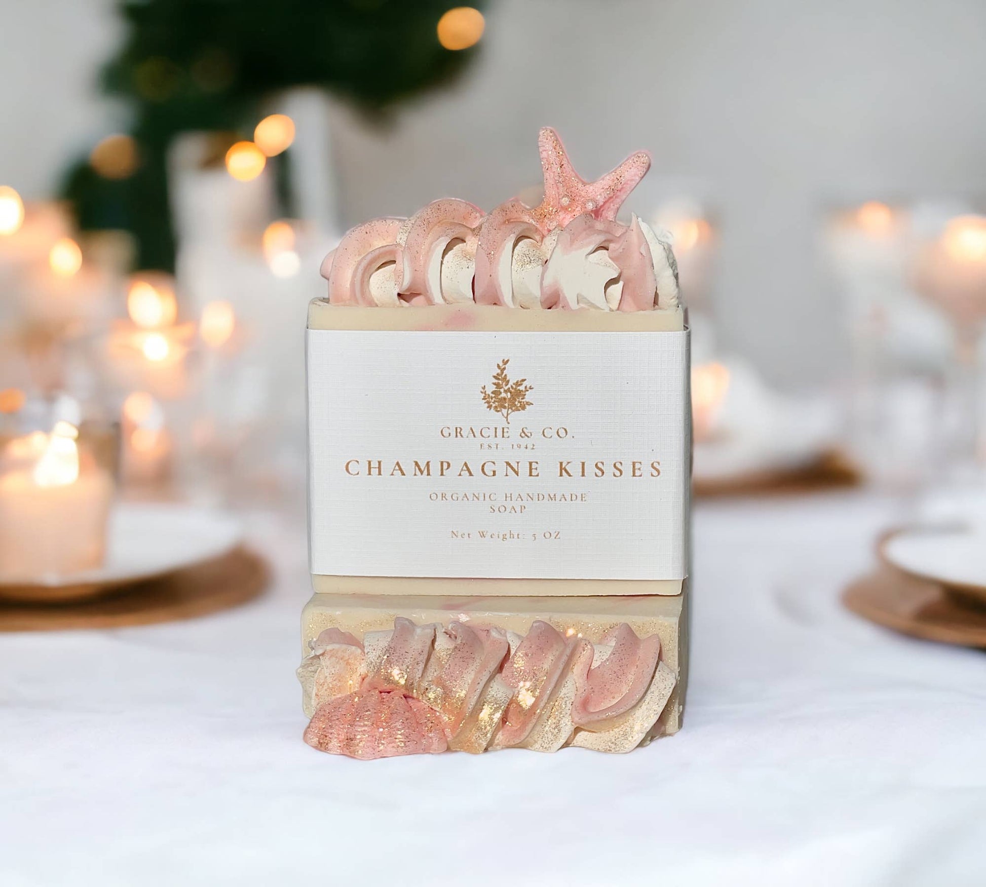 Gracie & Co. 1942 - Over The Top Champagne Kisses Shea Butter Soap