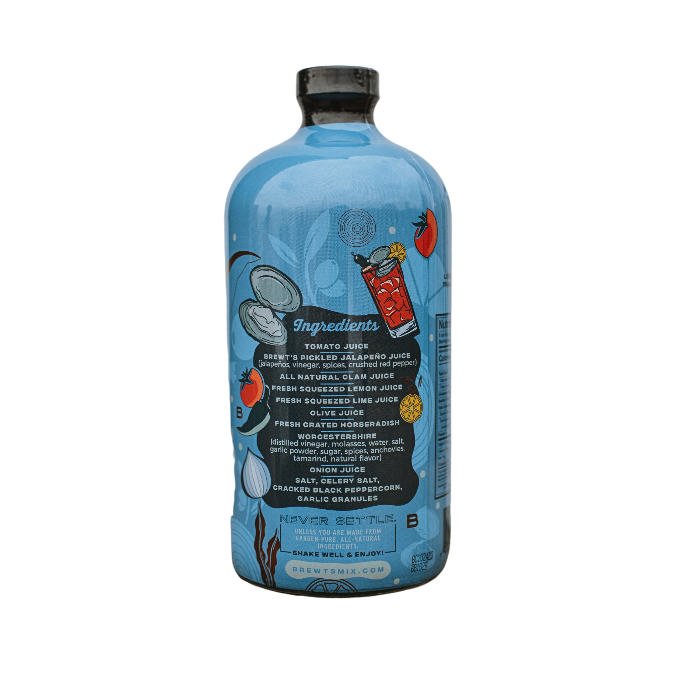 Brewt's - Bloody Caesar | All-Natural - A lighter Bloody Mary Mix 32oz