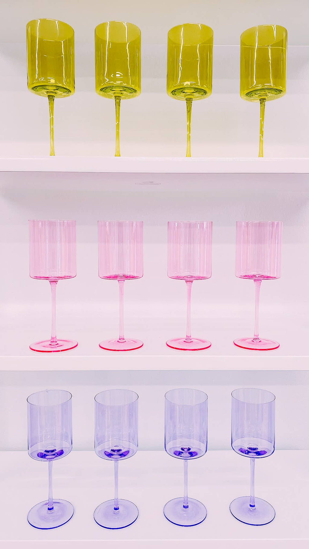 Light Pink Wine Glass set of 2