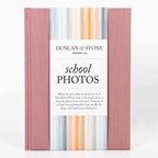 Duncan & Stone Paper Co. - School Memory Book | Durable School Photo Book: Blue