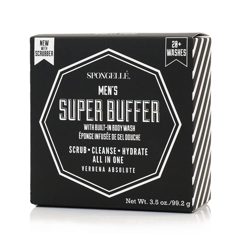 Spongellé Men's  Black Scrubber | Father's Day
