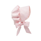 Zsa Zsa & LoLLi Monogram Blanks - Heirloom Southern Bonnet, Sun Hat, Baby Gift, Shower Gift: White / Medium (12-24)