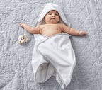 Zsa Zsa & LoLLi - Hooded Terry Cloth Towel Bath Set - Gingham: Blue