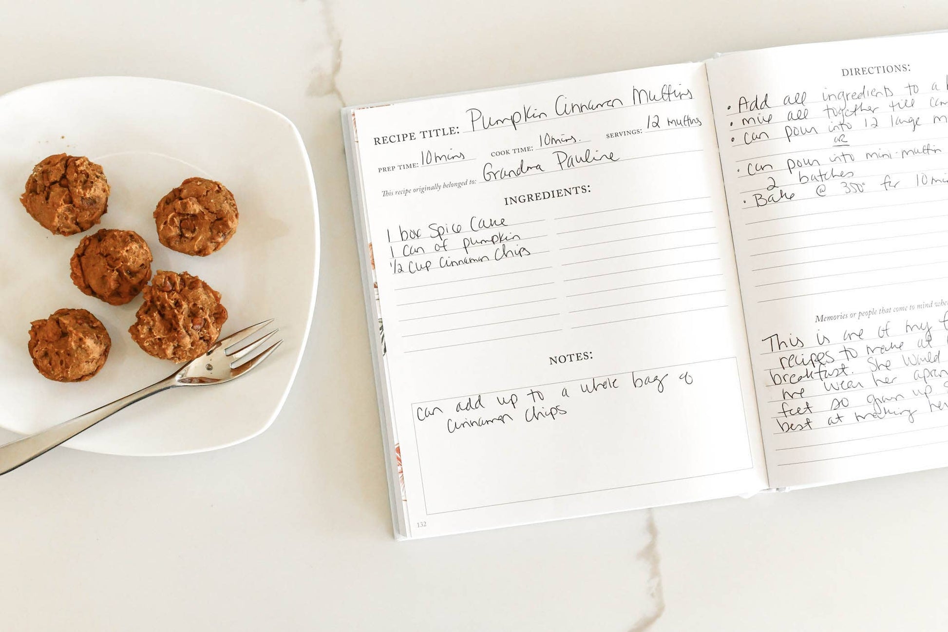 Duncan & Stone Paper Co. - Family Recipe Book & Keepsake Journal | Christmas Gift