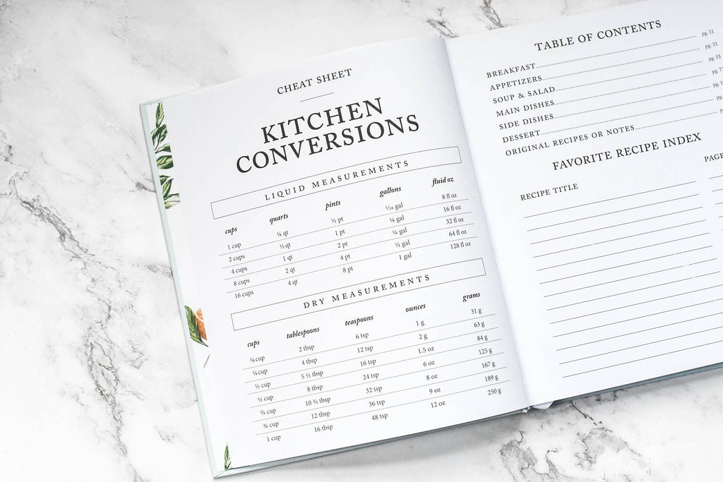 Duncan & Stone Paper Co. - Family Recipe Book & Keepsake Journal | Christmas Gift