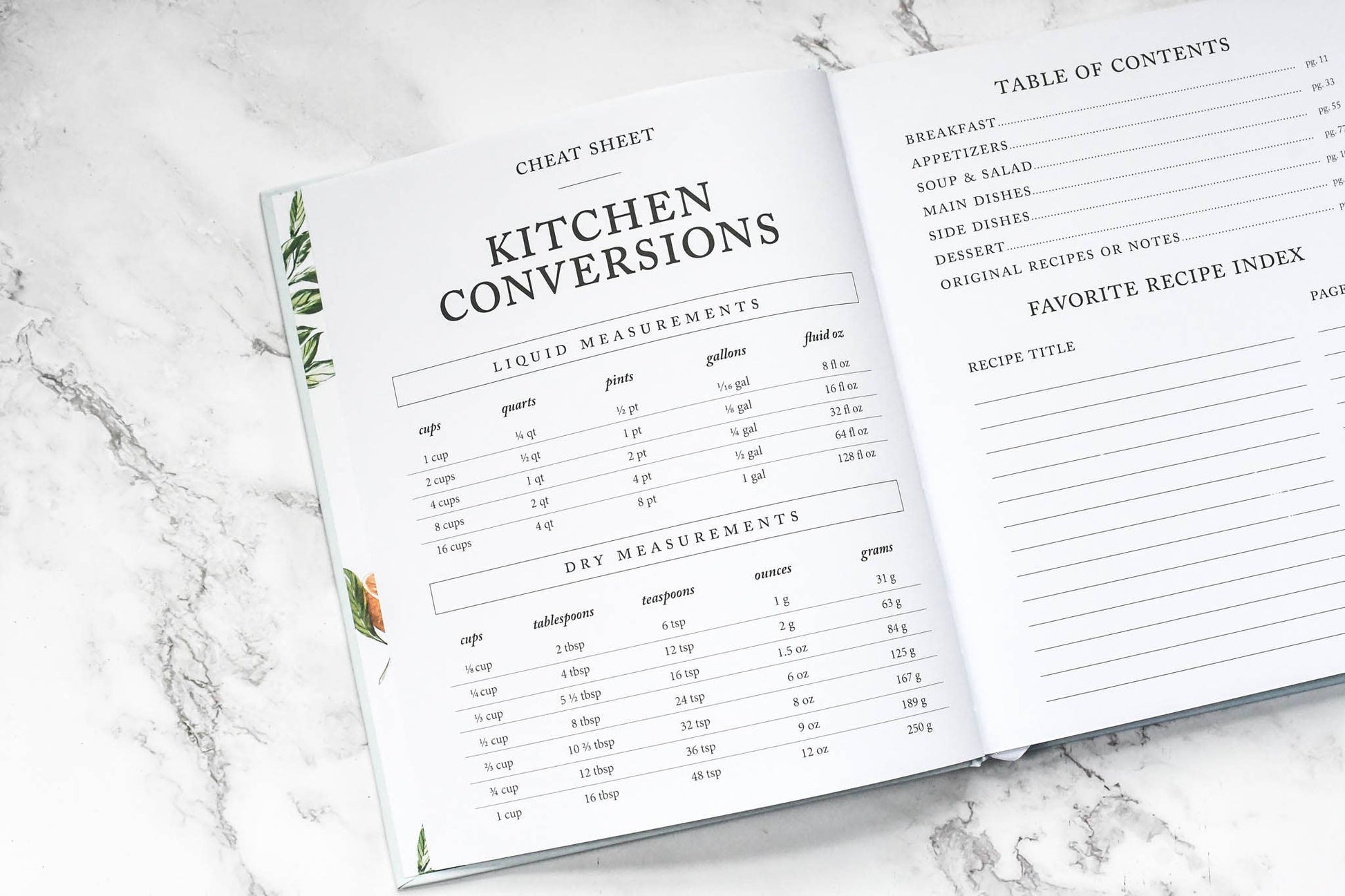 Duncan & Stone Paper Co. - Family Recipe Book & Keepsake Journal | Christmas Gift