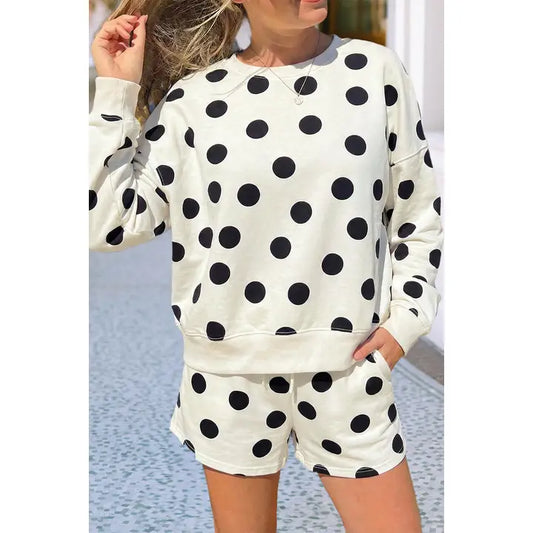 Poppy Polka Dot Short Set