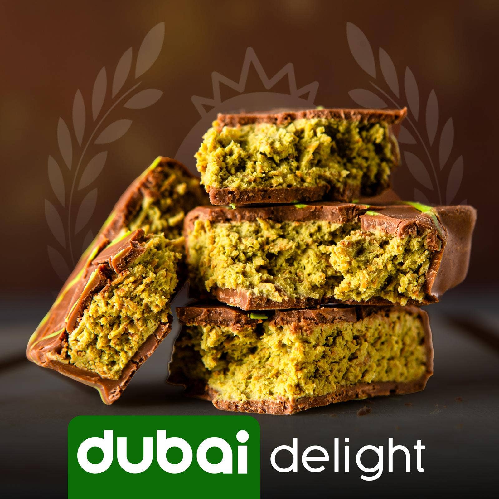 Carian's Bistro Chocolates - Famous Dubai Chocolate Bar, Premium Pistachio