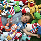 Petit Ami & Zubels - Phil the Football Knit Rattle: 5" Rattle