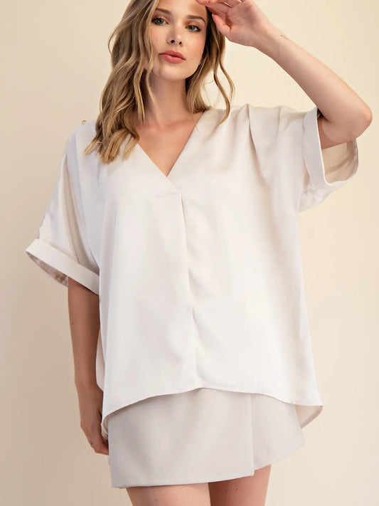 Coco Cream Blouse